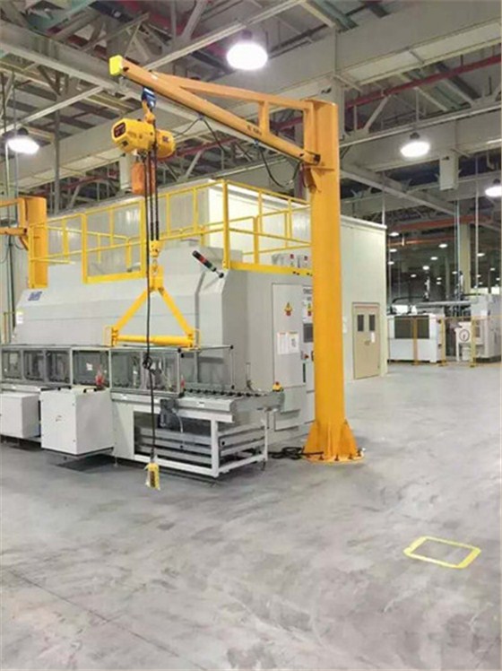 豪鋼起重機(jī)為新綸科技定制獨(dú)臂吊 開啟合作新局面