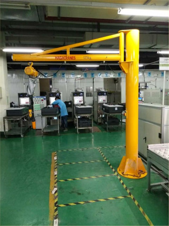 豪鋼起重機與上海正泰再次合作 提供懸臂吊兩臺