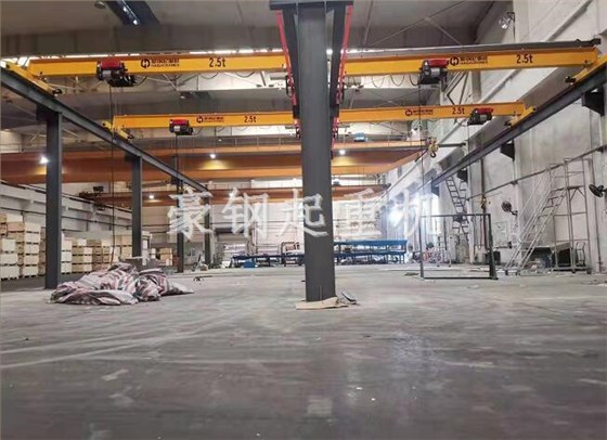 昆山鋁業(yè)2.5t單梁起重機(jī)