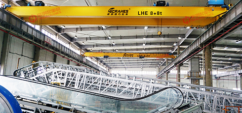 豪鋼與永大電梯就雙梁起重設(shè)備進(jìn)行合作案例