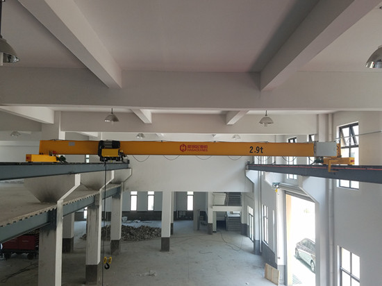 豪鋼起重機為安絡杰醫(yī)療器械提供單梁歐式起重機