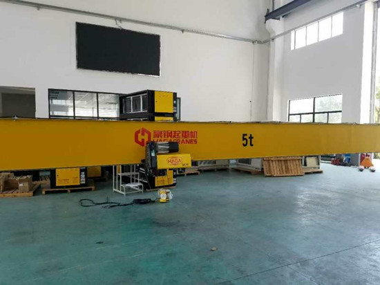 豪鋼起重機(jī)為上海電力環(huán)保設(shè)備提供電動單梁起重機(jī)一臺