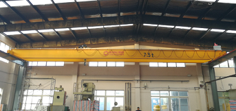 上海上大熱處理訂購(gòu)電動(dòng)葫蘆橋式起重機(jī)一臺(tái)