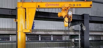東曹(上海)聚氨酯公司定制豪鋼防爆懸臂起重機(jī) 東曹(上海)聚氨酯公司定制豪鋼防爆懸臂起重機(jī)
