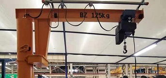 淀川盛馀公司向豪鋼定購125kgbz懸臂吊