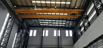 法孚低溫設備公司向豪鋼定制的20噸歐式雙梁起重機
