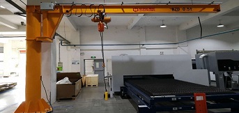 上海鷹峰電子再次向訂購豪鋼bzd 0.5噸懸臂吊