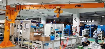 上海某外資企業(yè)向豪鋼定制bzd 250kg懸臂吊安裝完畢 上海某外資企業(yè)向豪鋼定制bzd 250kg懸臂吊安裝完畢